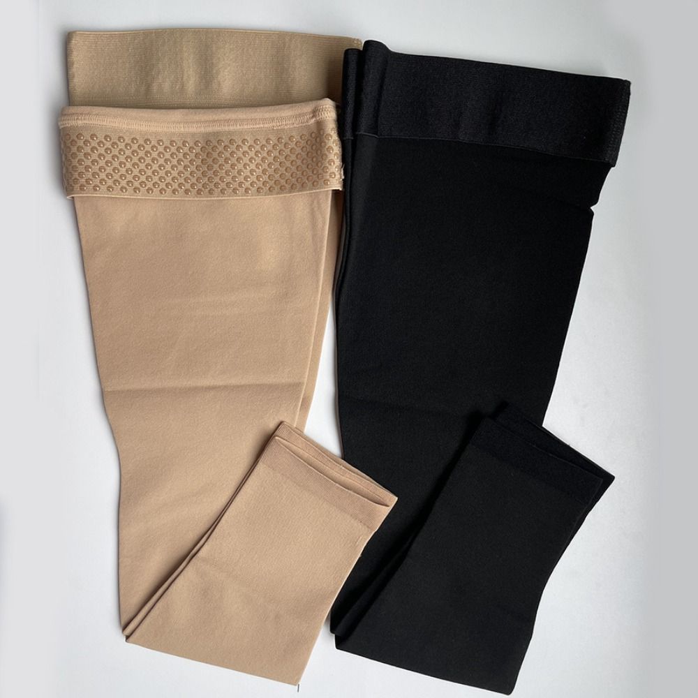 Compression Sock Medical - 1Pair with Silicone Band Thigh High