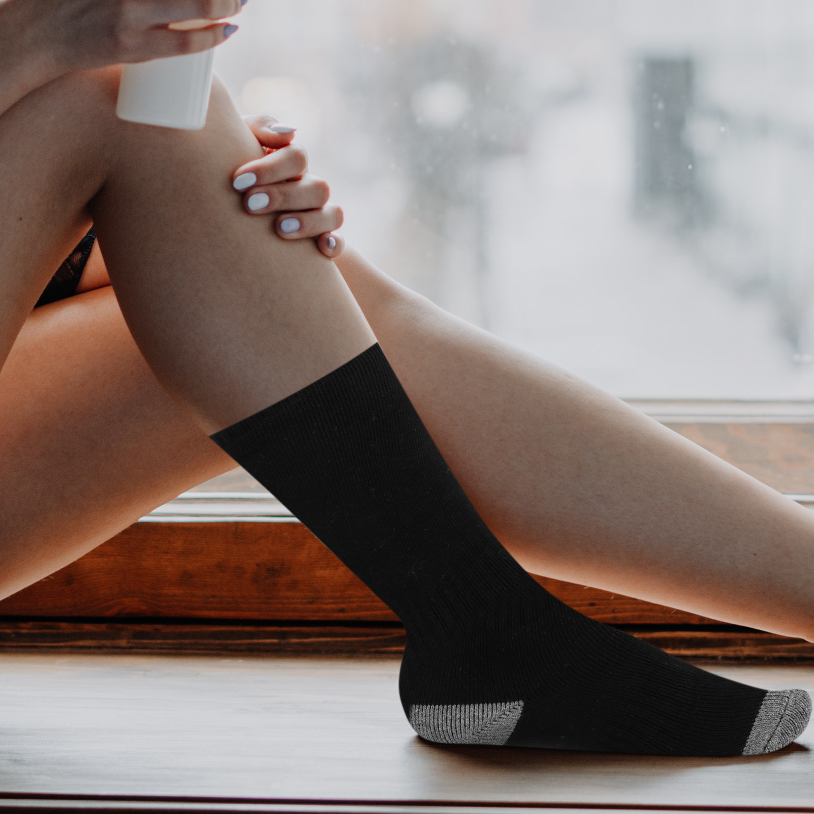 1Set Heated Socks Warm Feet El - Thermal Sock Winter review and price