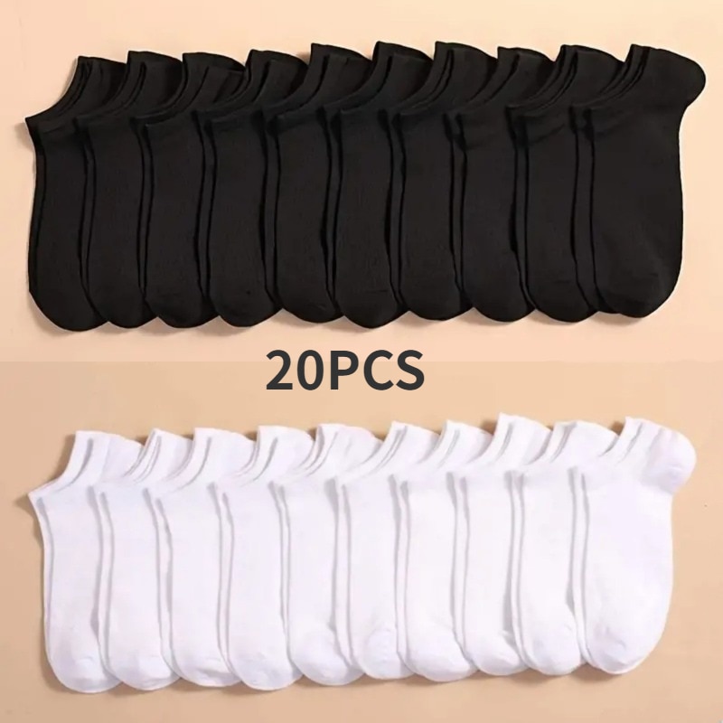 10 Pairs Unisex Casual Plain C - Ankle Sock Low Cut review and price