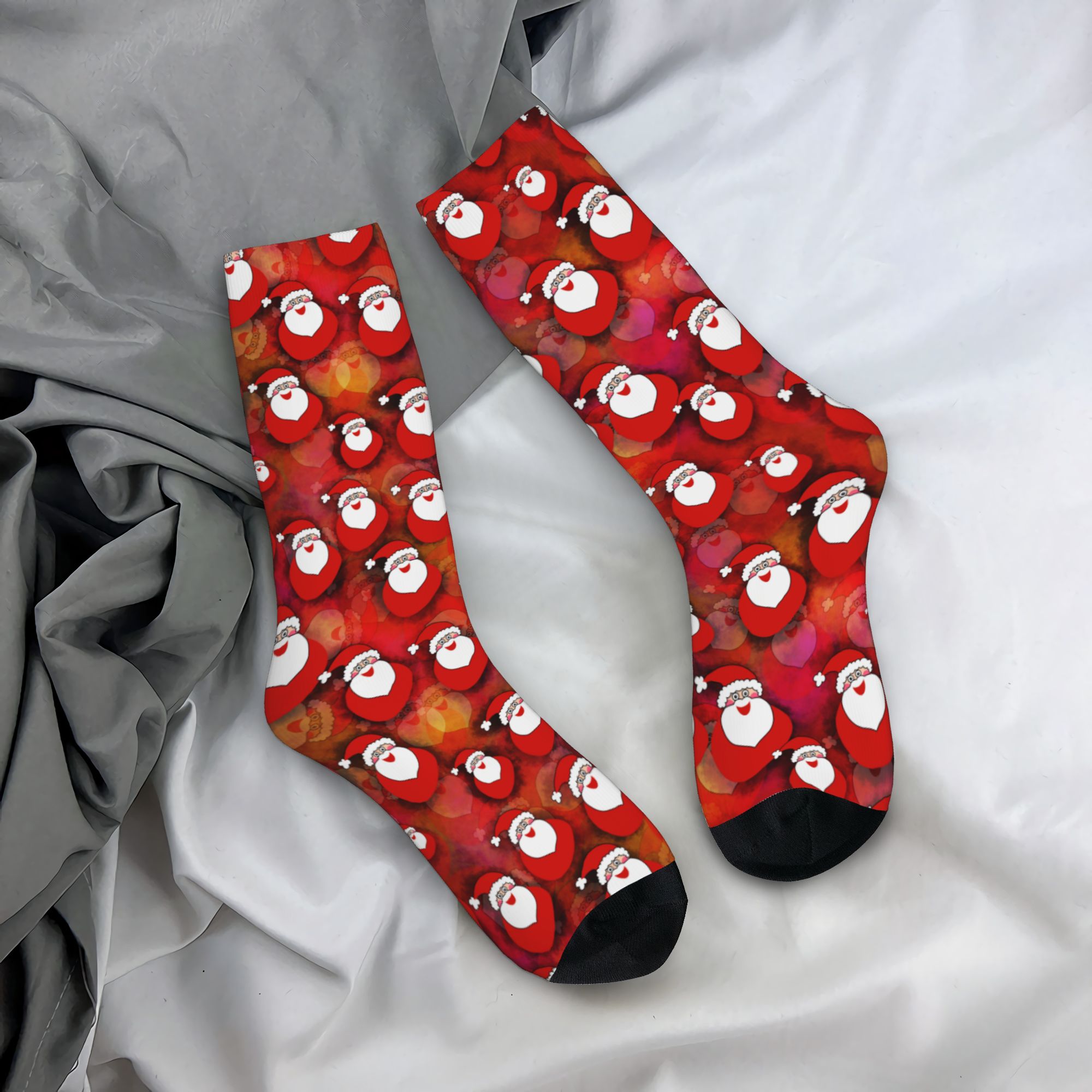 Custom Santa Clause Christmas  - Dress Sock Men review and price