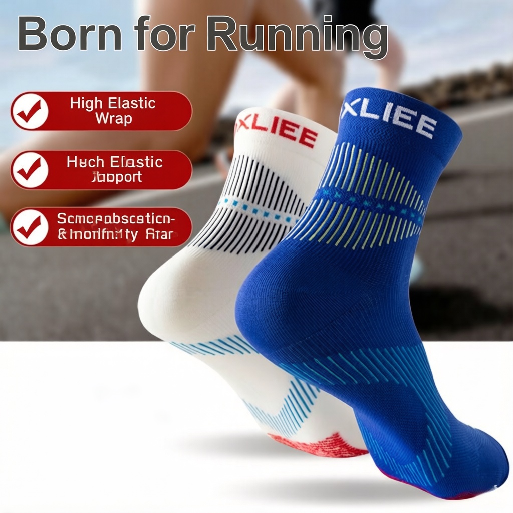 WRELS 1/2/3 Pairs Running Sock - Athletic Sock Cushion review and price