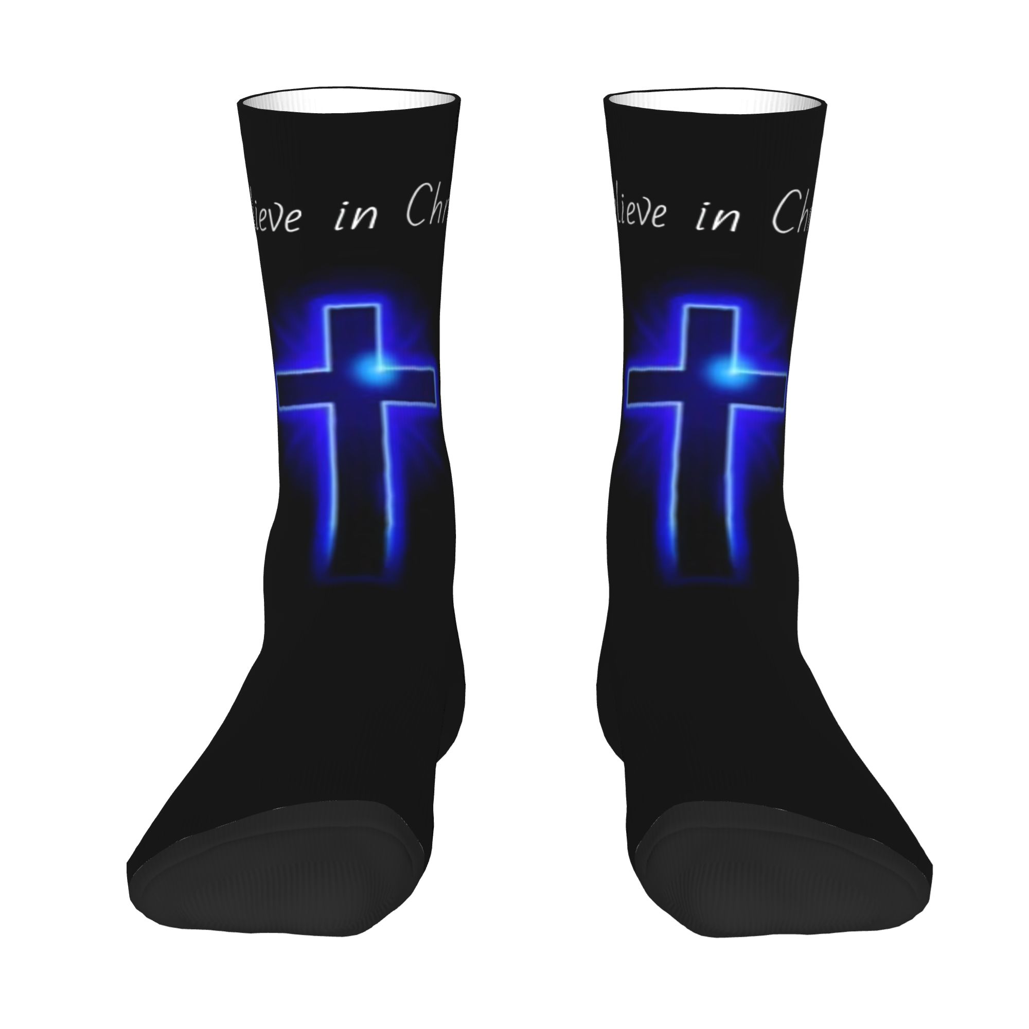 Custom Believe Jesus Christ Me - Dress Sock Men review and price