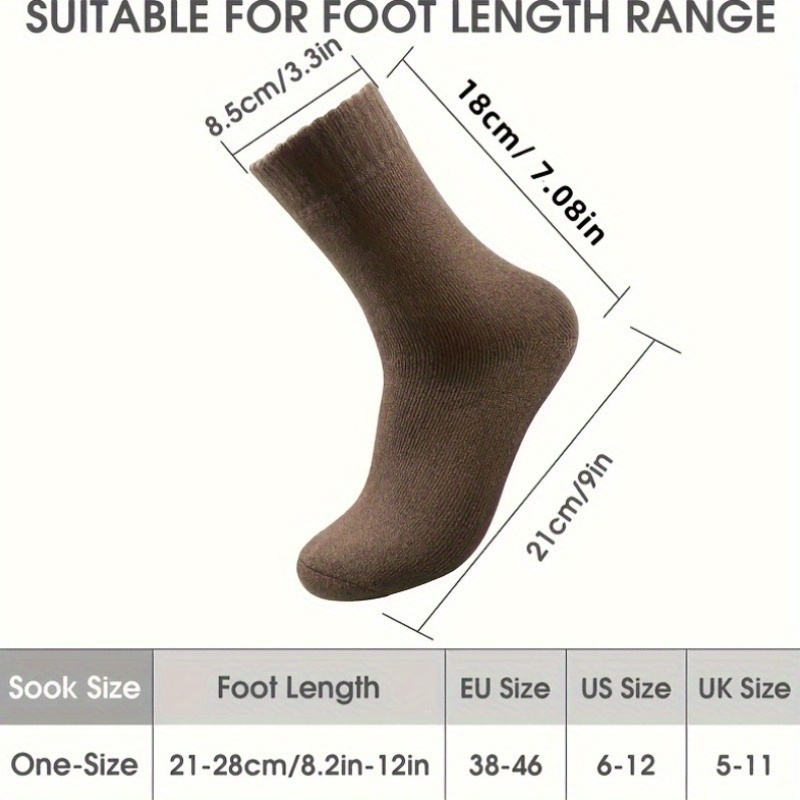 1 Pair Winter Thick Men's Snow - Thermal Sock Winter review and price