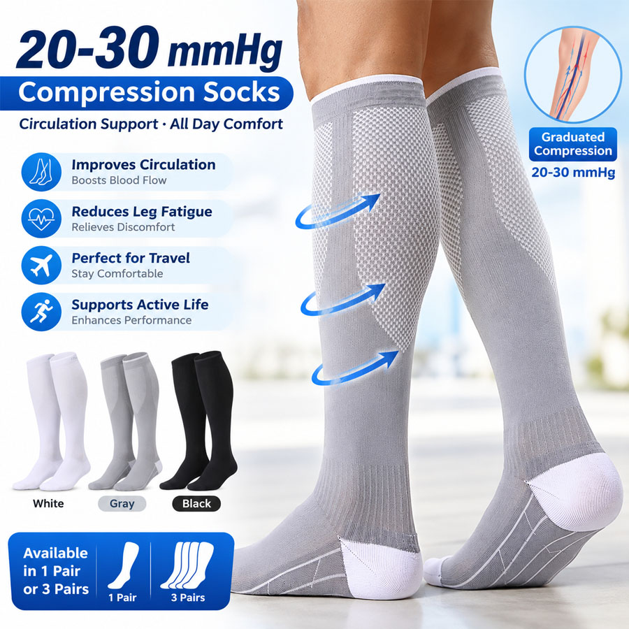 3/1 Pairs 20-30mmHg Compressio - Compression Sleeve Calf review and price